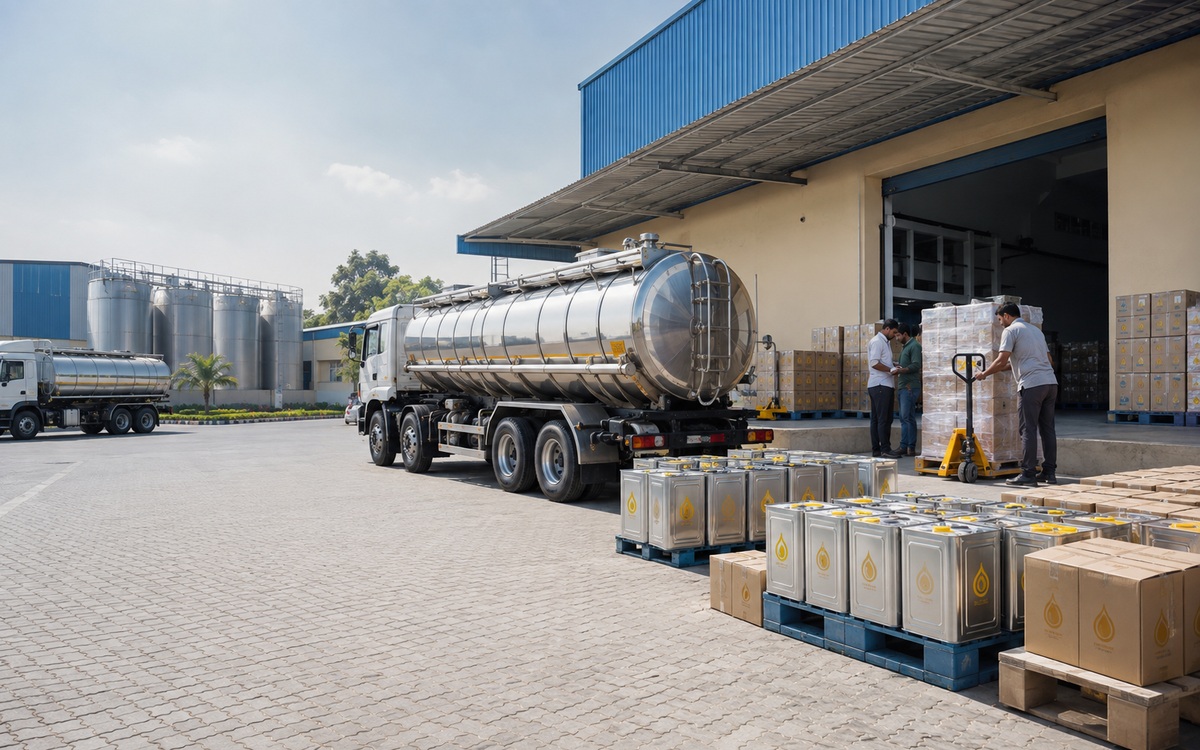 Business partnership representing Umang Group edible oil trading